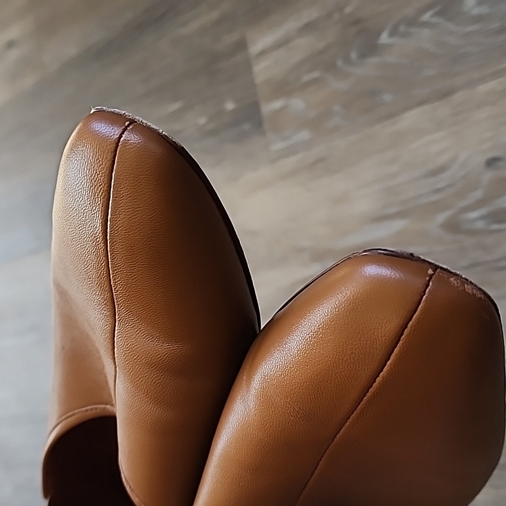 Vince Brown Leather women's Flats - Picture 6 of 11